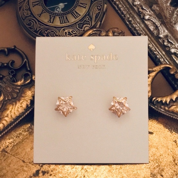 KATE SPADE • Something Sparkly Star Earrings - Picture 3 of 3